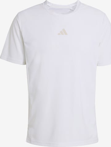 T-Shirt fonctionnel ADIDAS PERFORMANCE en blanc : devant