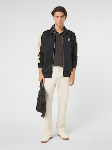 FILA - Sudadera con cremallera 'VAIANO relaxed taped track jacket' en negro