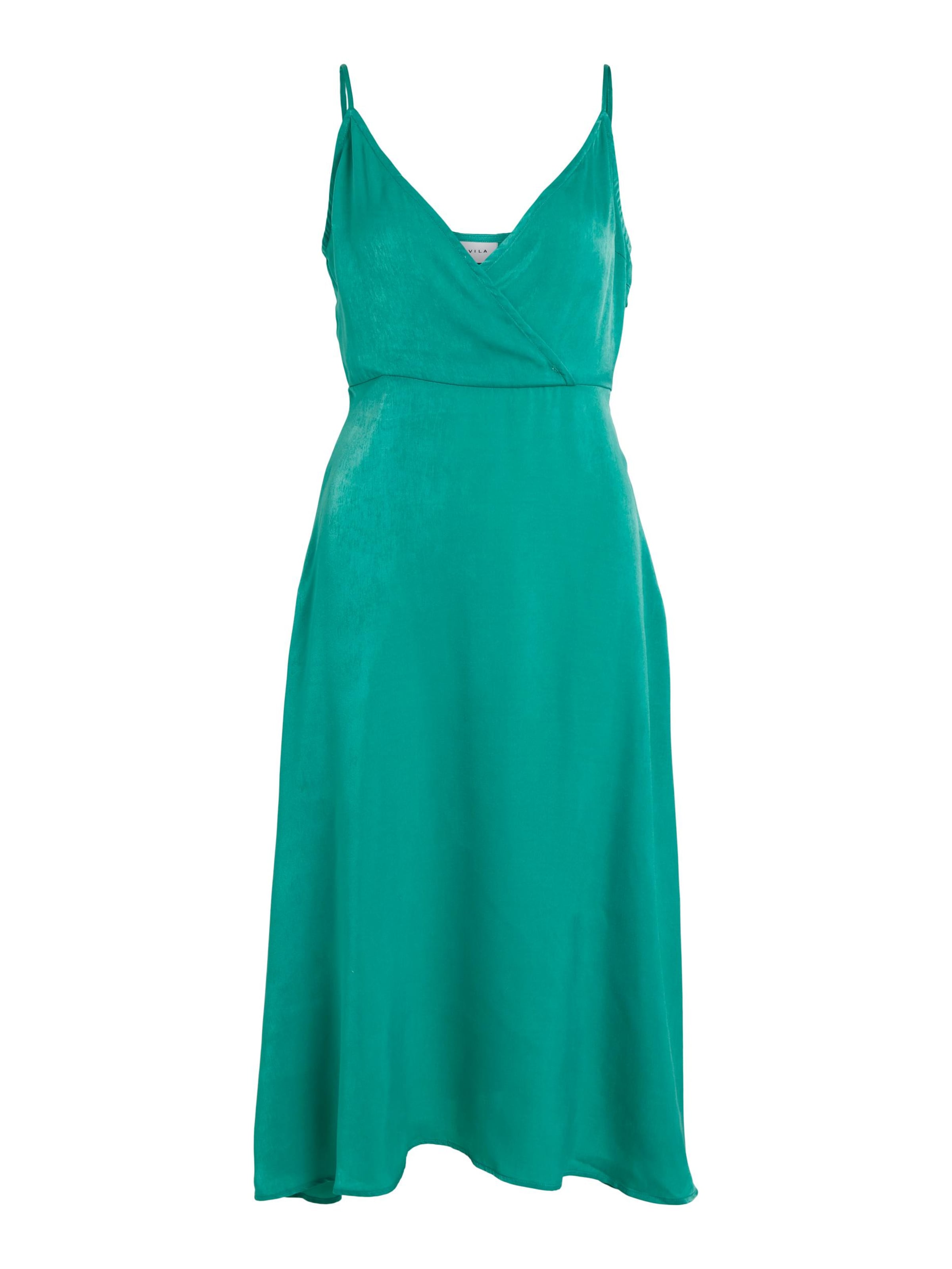 VILA Φόρεμα κοκτέιλ 'Lensa' σε πράσινο: μπροστά