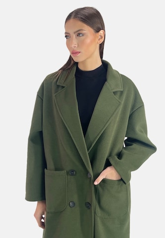 Elara Overgangsfrakke i grøn