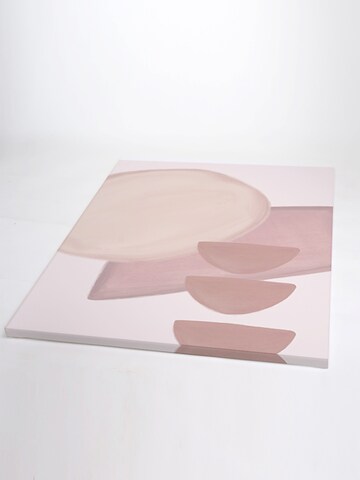 Liv Corday Image 'Pink Shapes' in White