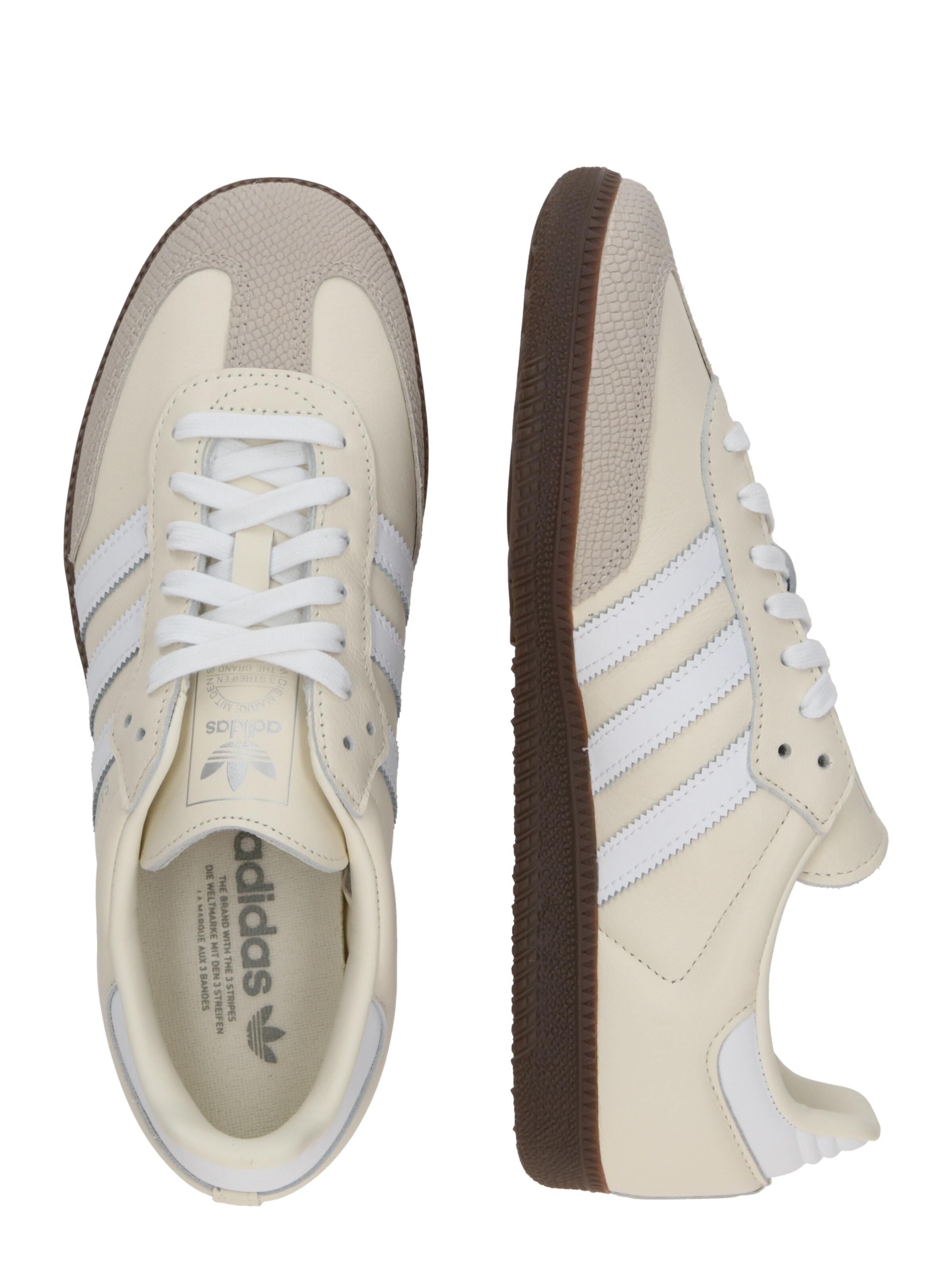 Baskets basses 'Samba' ADIDAS ORIGINALS en beige