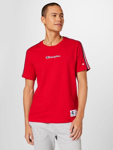 Tricou de la Champion Authentic Athletic Apparel pe roșu: față