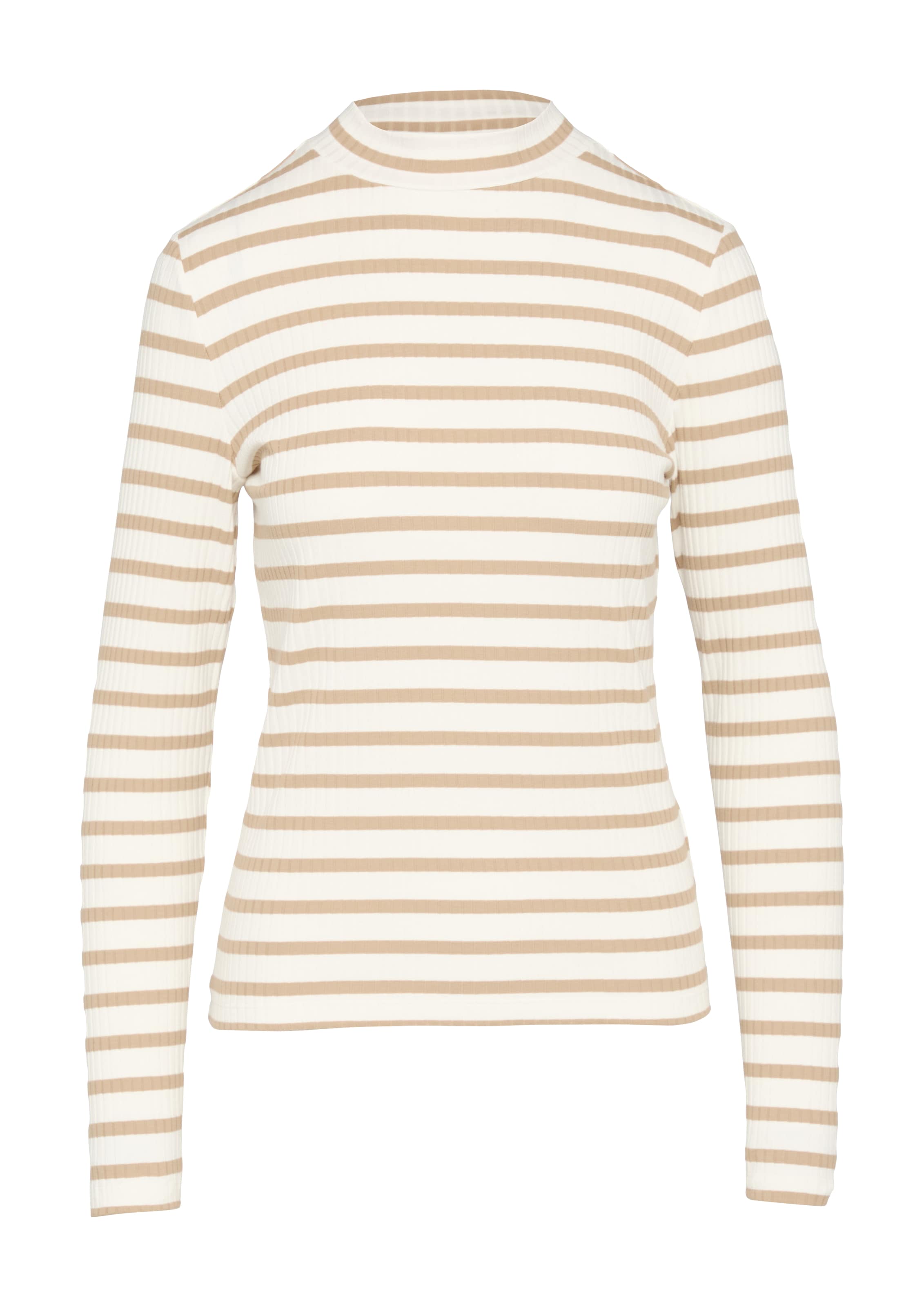 s.Oliver Shirt in Beige: voorkant