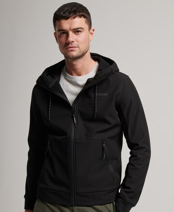 Superdry Sweatjacke in Schwarz: predná strana