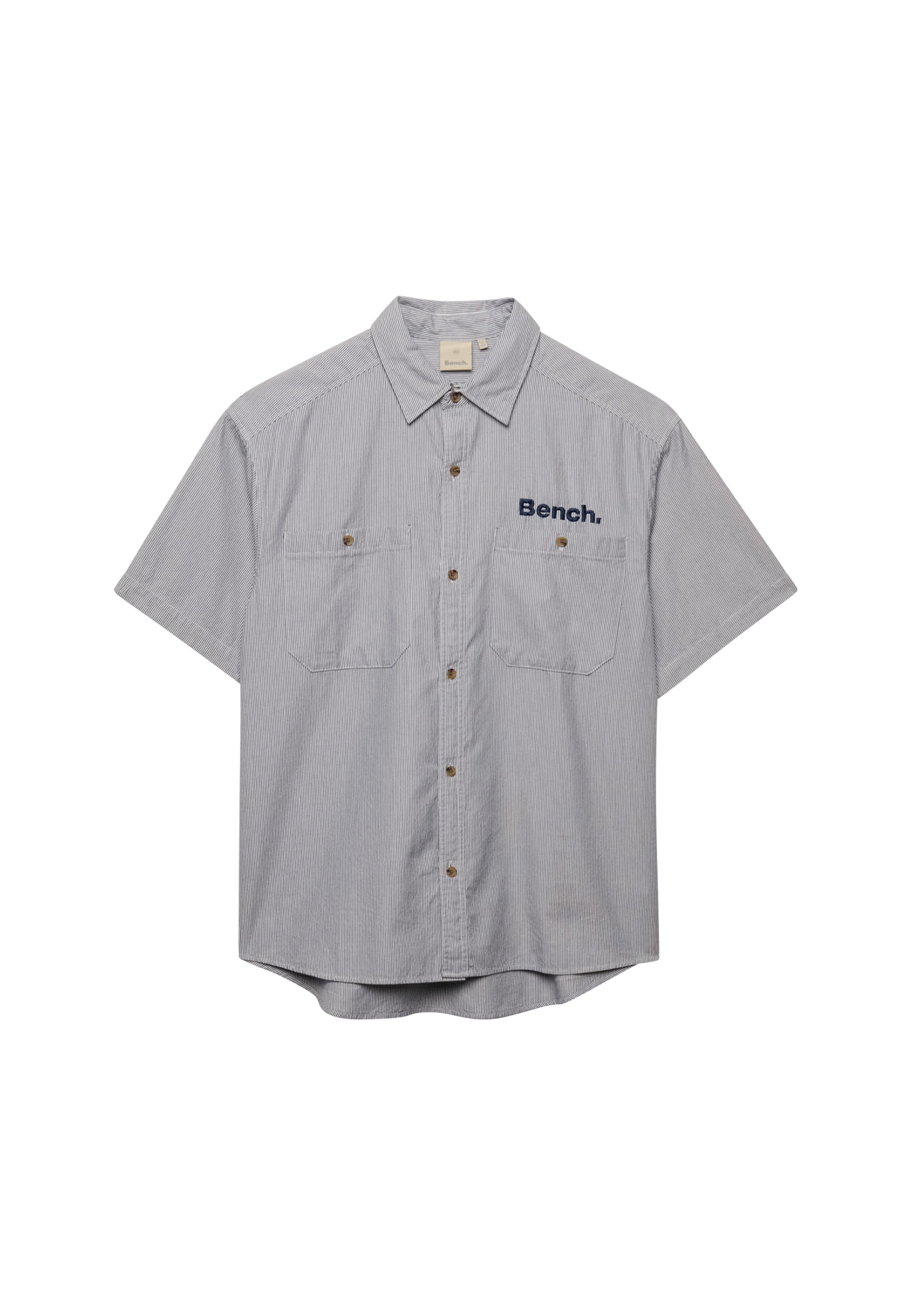 Fit confort Chemise 'Bench x Superdry & Co' BENCH en gris : devant