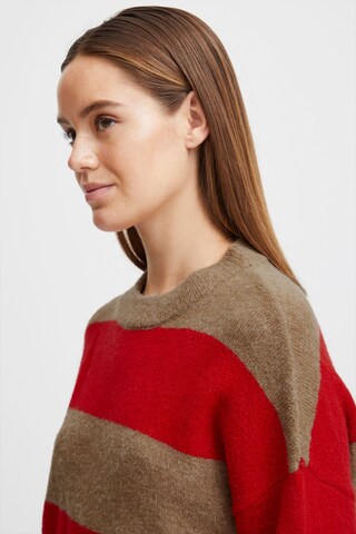 b.young Pullover 'martha' in Braun