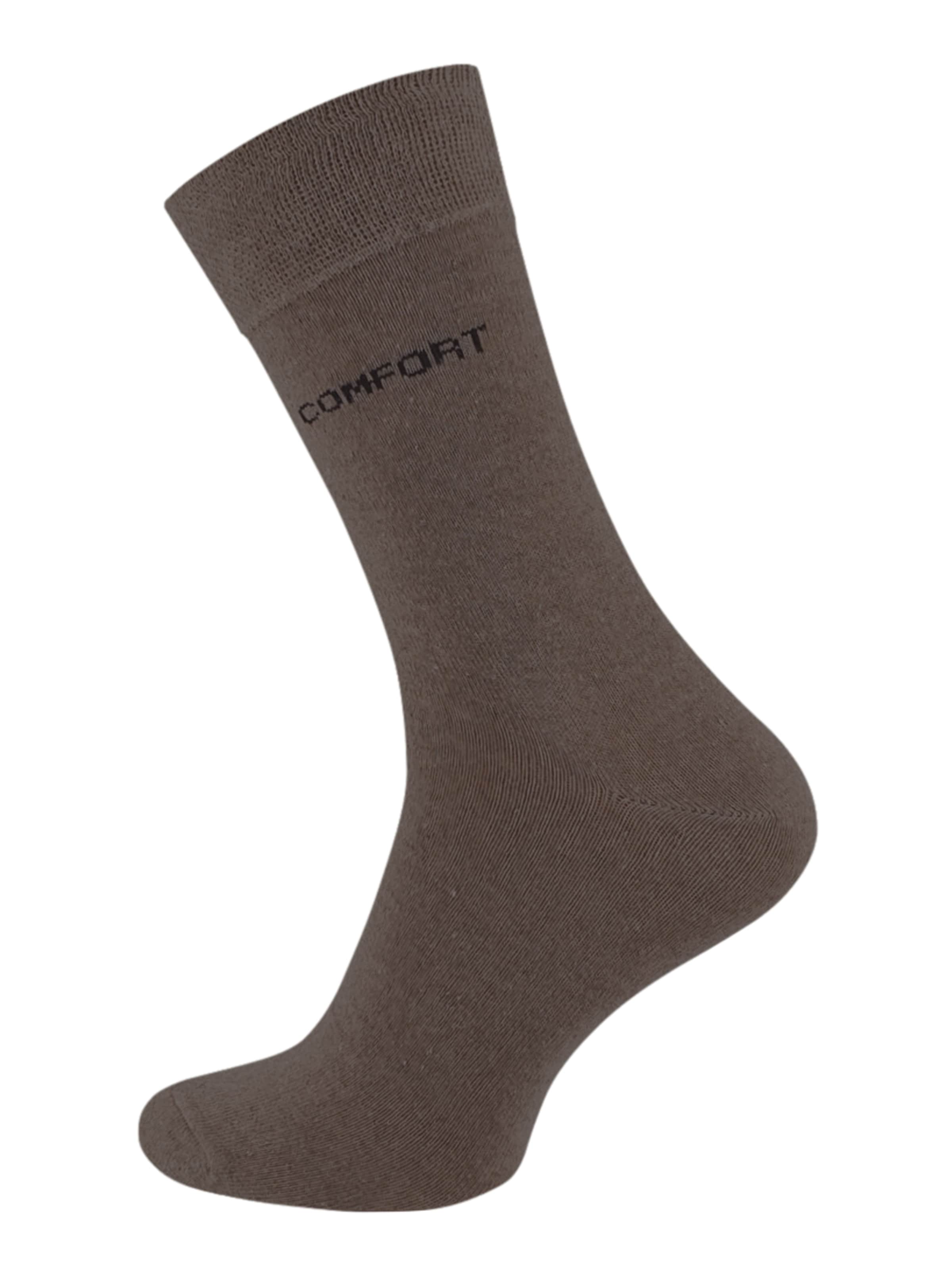 Cotton Prime Socks 'Comfort' in Beige