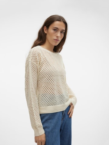 VERO MODA Sweter 'SIA' w kolorze beżowy