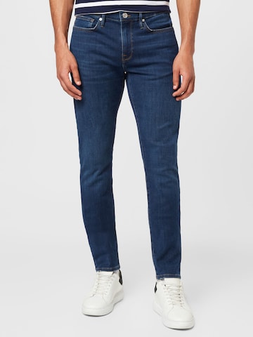 FRAME Skinny Jeans in Blue: front