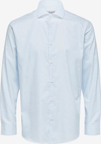 SELECTED HOMME Slim fit Zakelijk overhemd 'Ethan' in Blauw: voorkant