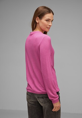 STREET ONE Shirt 'Lena' in Roze