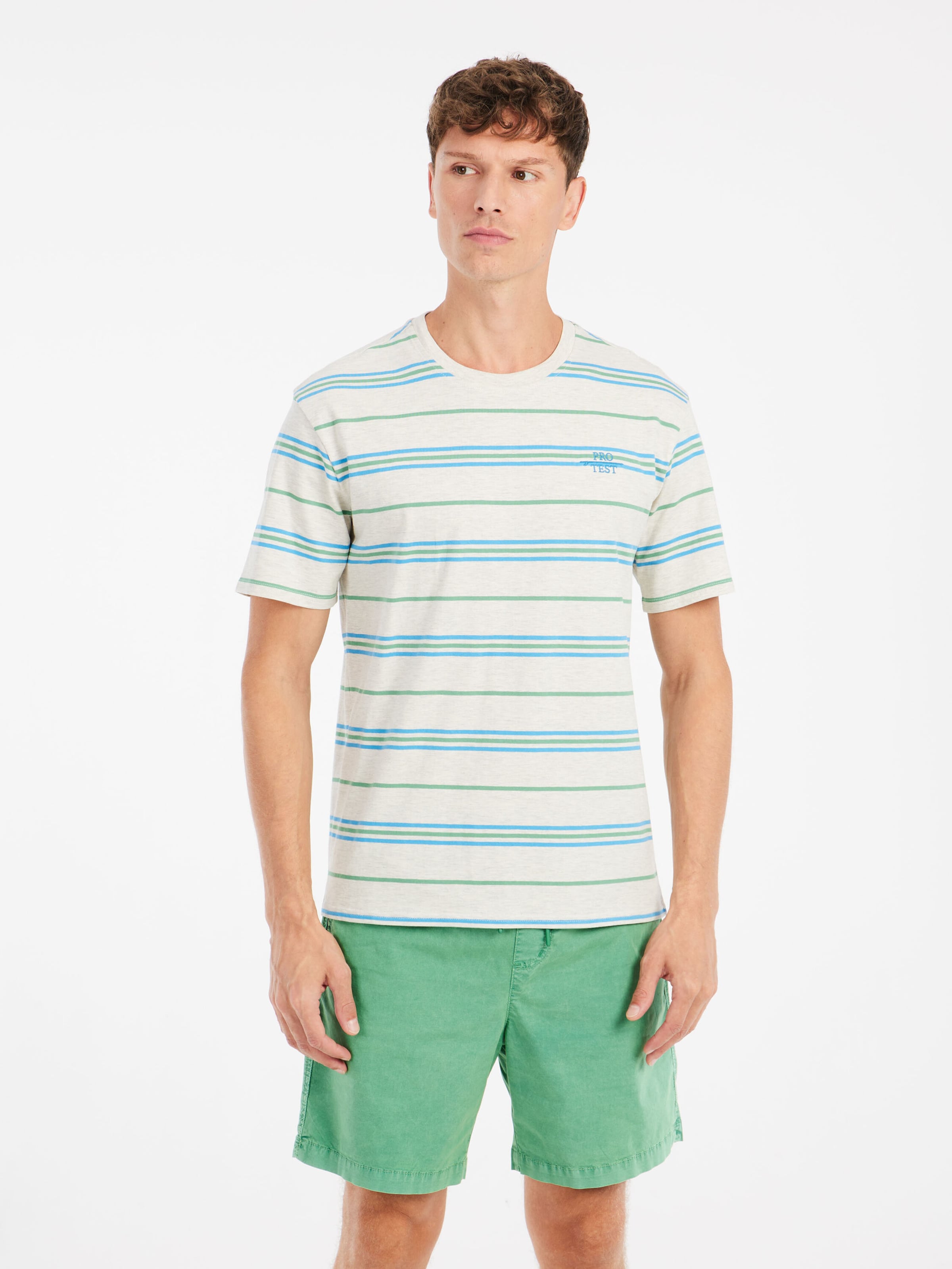 PROTEST Shirt 'PRTHuxly'‌‌‌‌‌‌ in Blau: Vorderseite