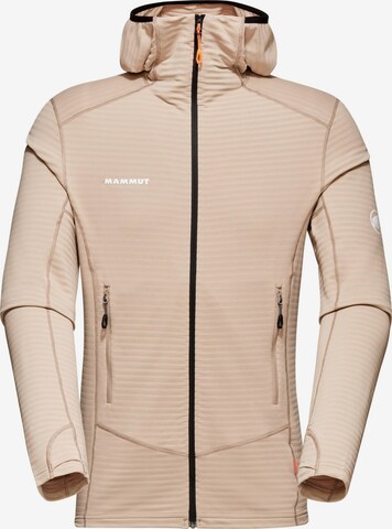 MAMMUT Performance Jacket in Beige: front