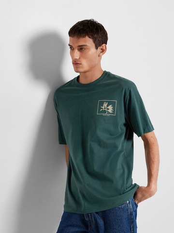 SELECTED HOMME Koszulka 'Relax' w kolorze zielony
