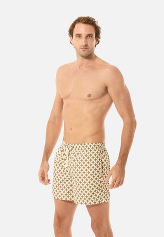 Gassa d'Amante Badeshorts in Beige: Vorderseite