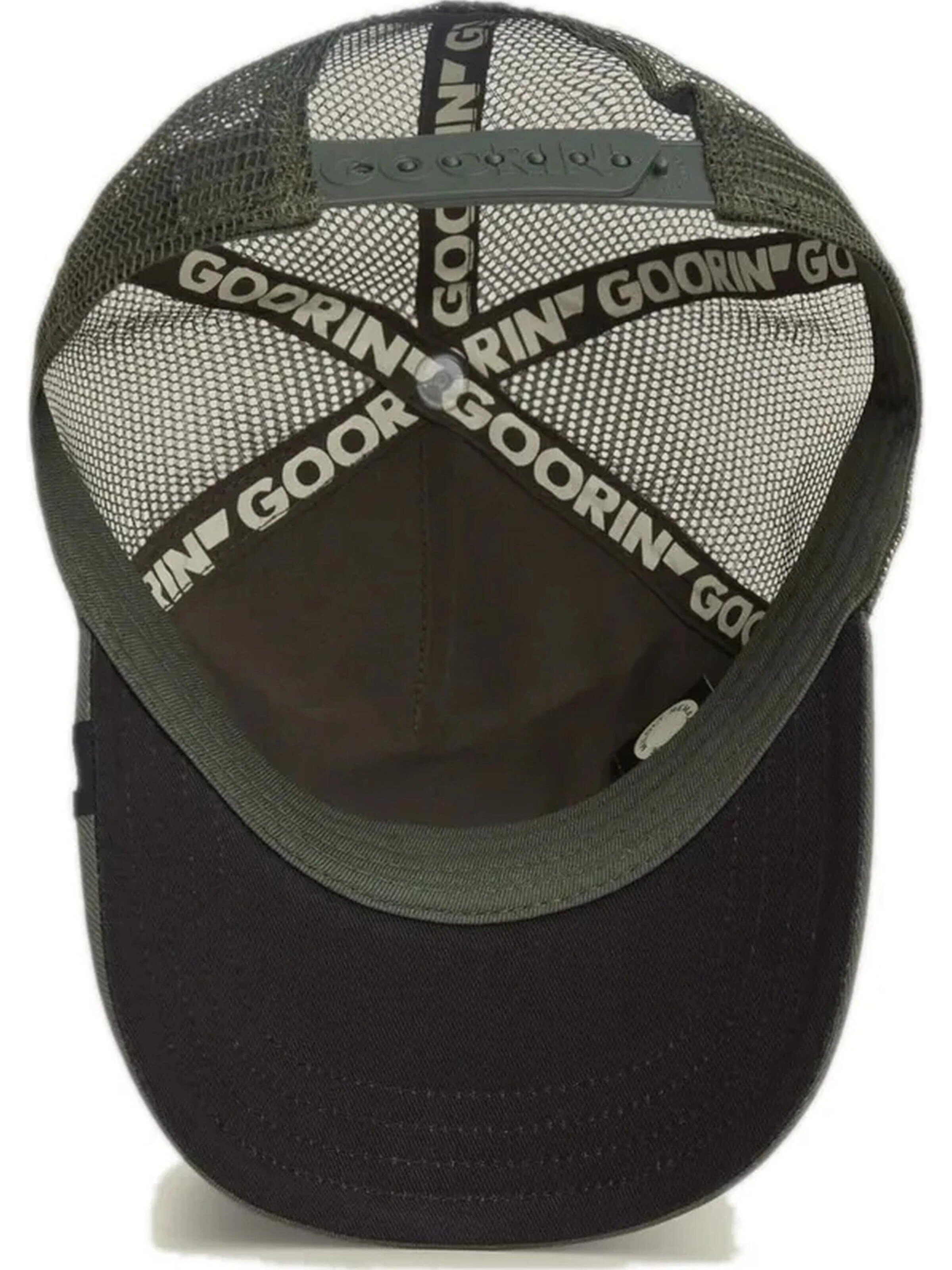 GOORIN Bros. Cap 'Gorra goorin bros verde pantera bordada frente visera curva' in Green