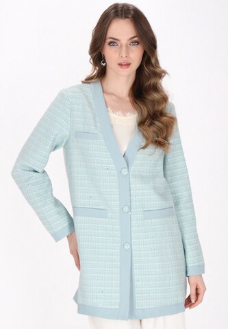 DreiMaster Klassik - Abrigo de entretiempo 'Classic Look' en azul: frente