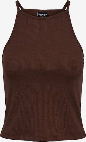 PIECES Top 'OSTINA' in Brown: front