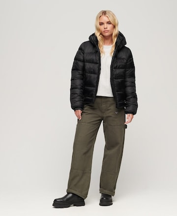 Superdry Winterjas in Zwart