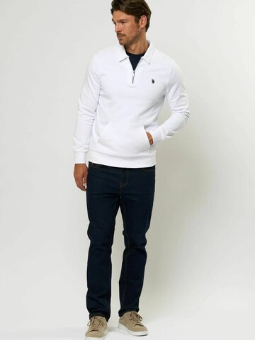 U.S. POLO ASSN. Trui 'Theodor' in Wit