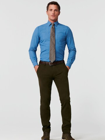 MEYER Regular Chino trousers in Green