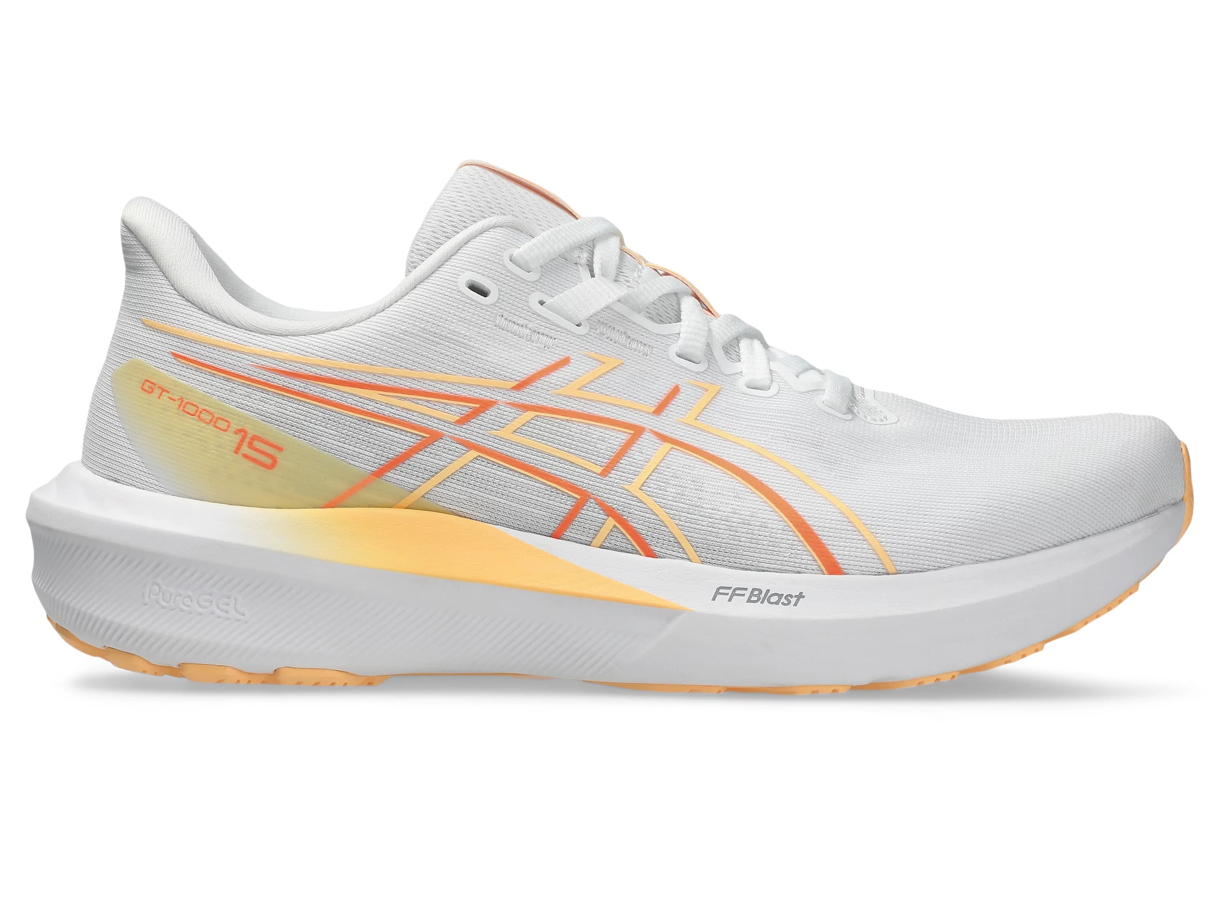 ASICS Running Shoes 'GT-1000 15' in White: front