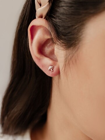 Hey Happiness - Pendientes 'Magic Toadstool' en oro