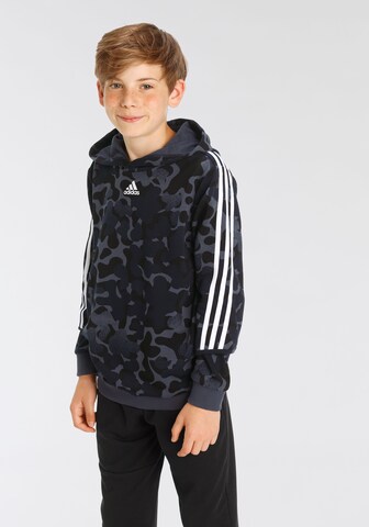 ADIDAS SPORTSWEAR Athletic Sweatshirt 'Future Icons 3-Stripes Graphic' in Black: front