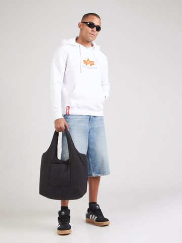 ALPHA INDUSTRIES Sweatshirt in White