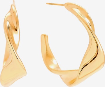 Cala Rose Oorbellen 'SAPHIRA' in Goud: voorkant