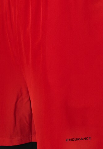 Regular Pantalon de sport 'Kros' ENDURANCE en rouge