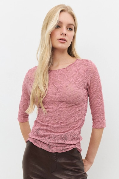 No Matter What Shirt in altrosa, Produktansicht