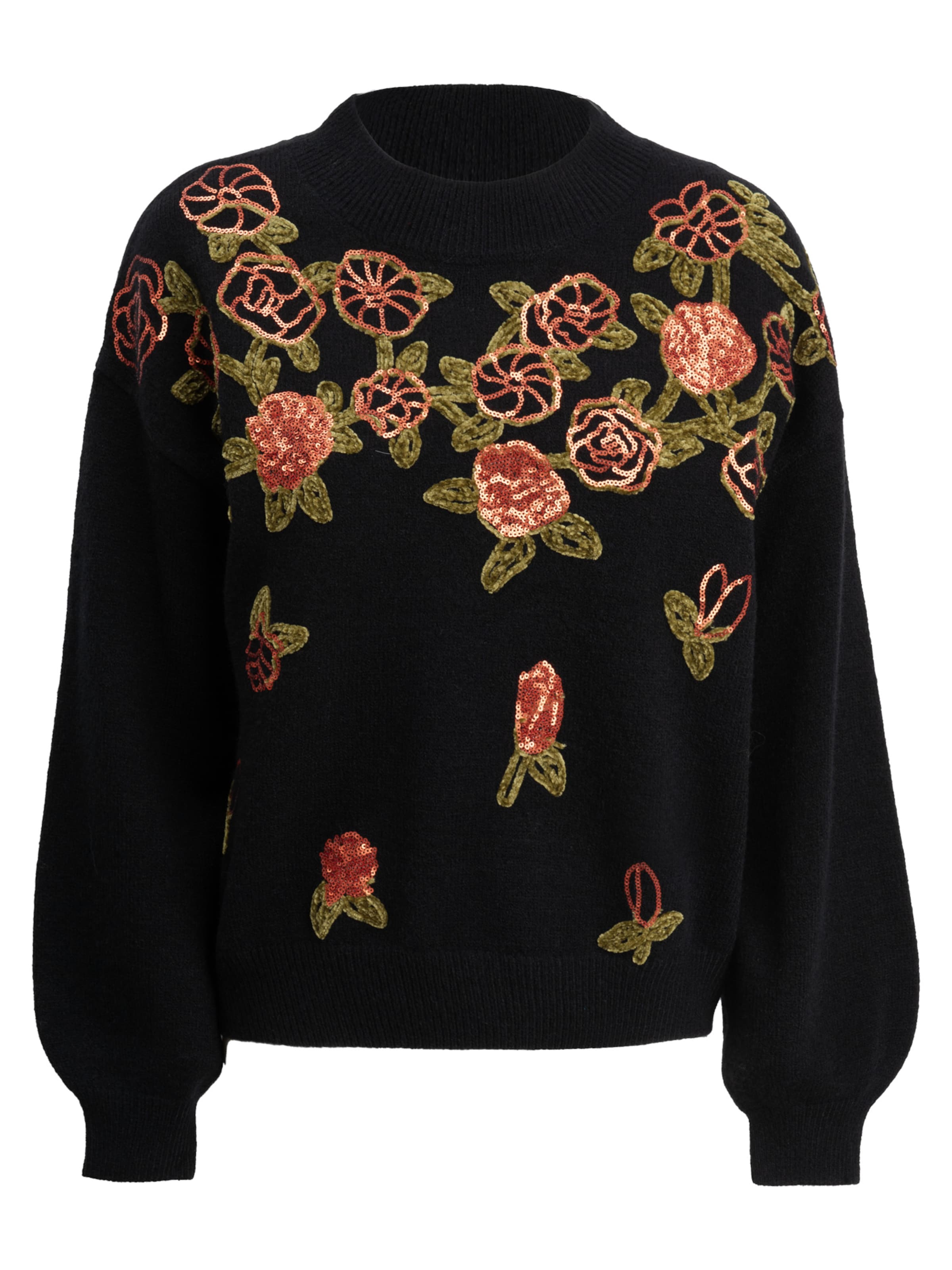 Pullover di Influencer in nero: frontale
