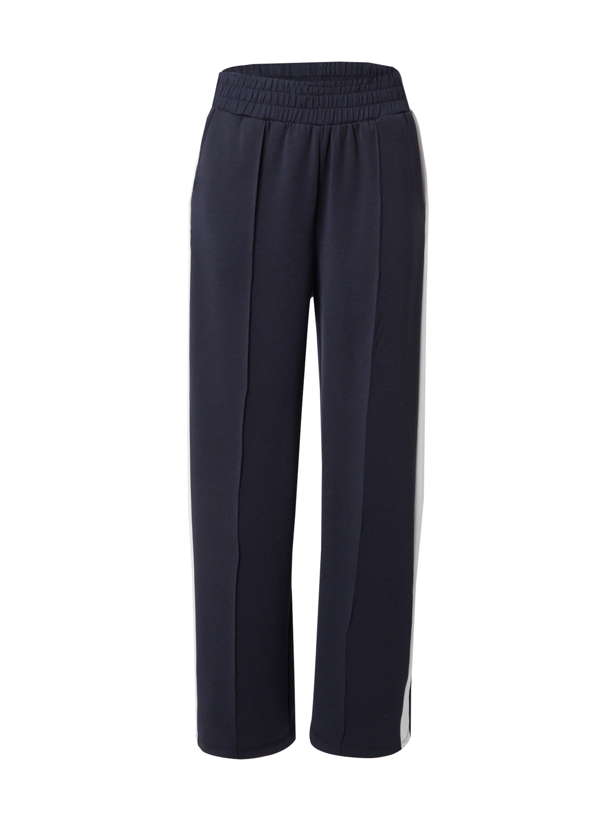 Largi Pantaloni cutați 'ONLALINA' de la ONLY pe negru: față