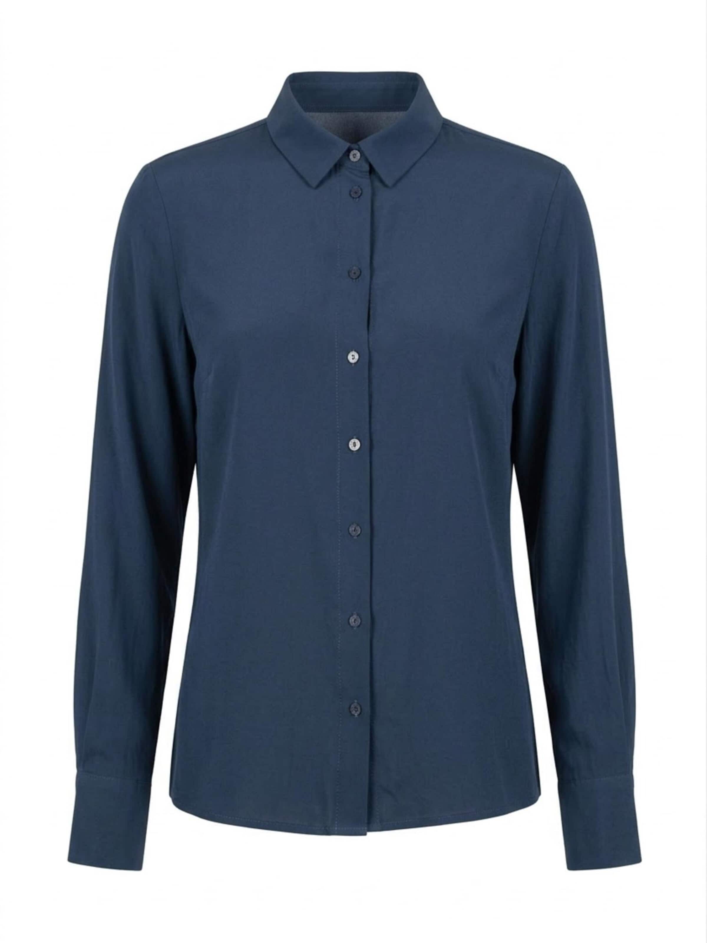 Posh Gear - Blusa 'Seidenbluse Collettoseta' en azul: frente