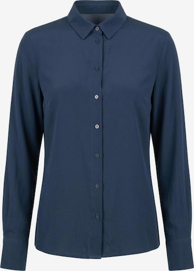Posh Gear Bluse 'Seidenbluse Collettoseta' in XS in dunkelblau, Produktansicht