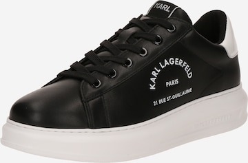 Karl Lagerfeld Низкие кроссовки в Черный: спереди