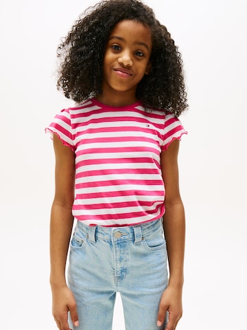 Maglietta 'ESSENTIAL' di TOMMY HILFIGER in rosa: frontale