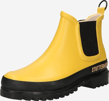 Stutterheim Rubber boot 'Rainwalker' in Yellow: front