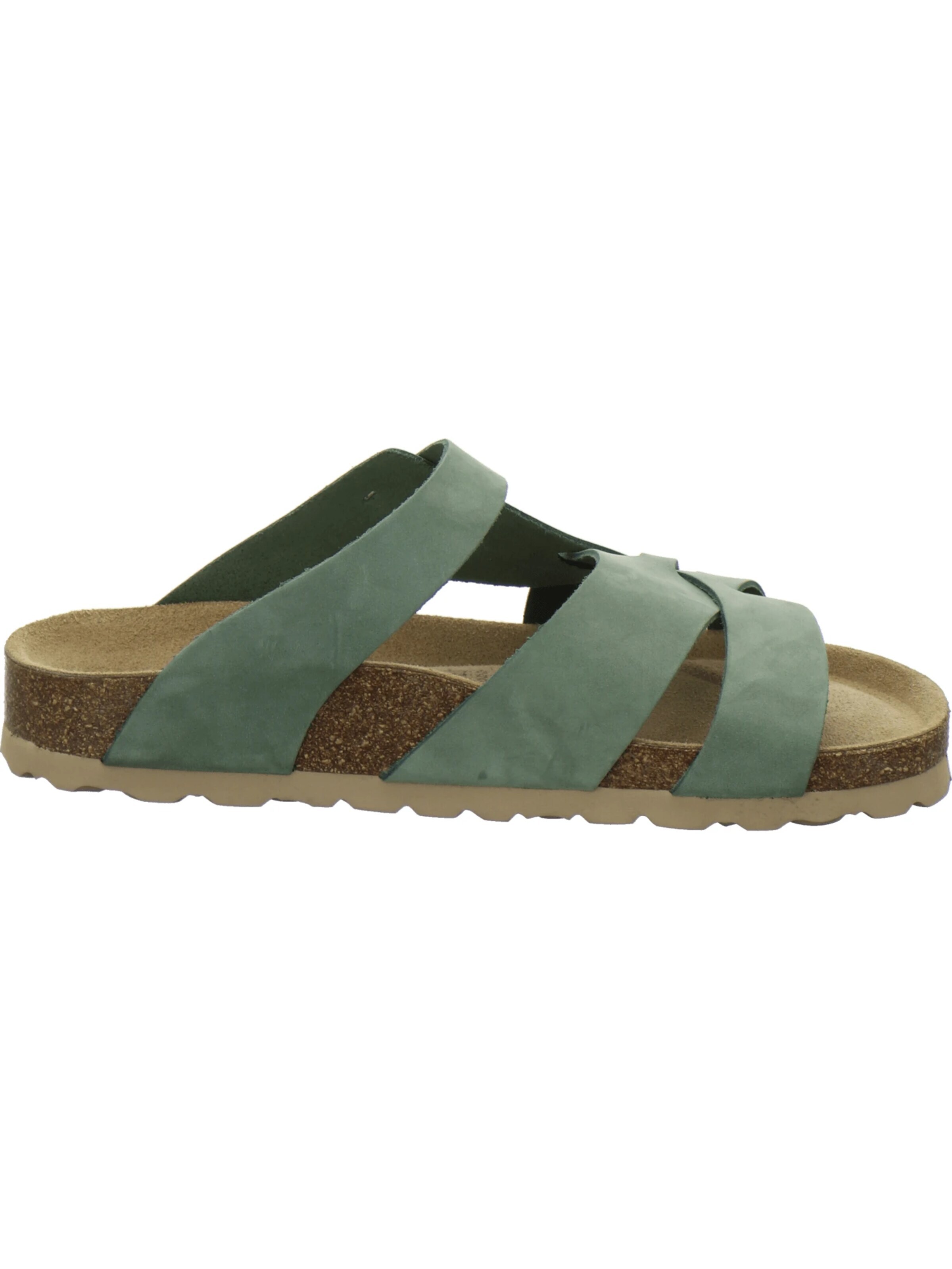 AFS-Schuhe - Zapatos abiertos 'Pantoletten Damen Kralle verde' en verde
