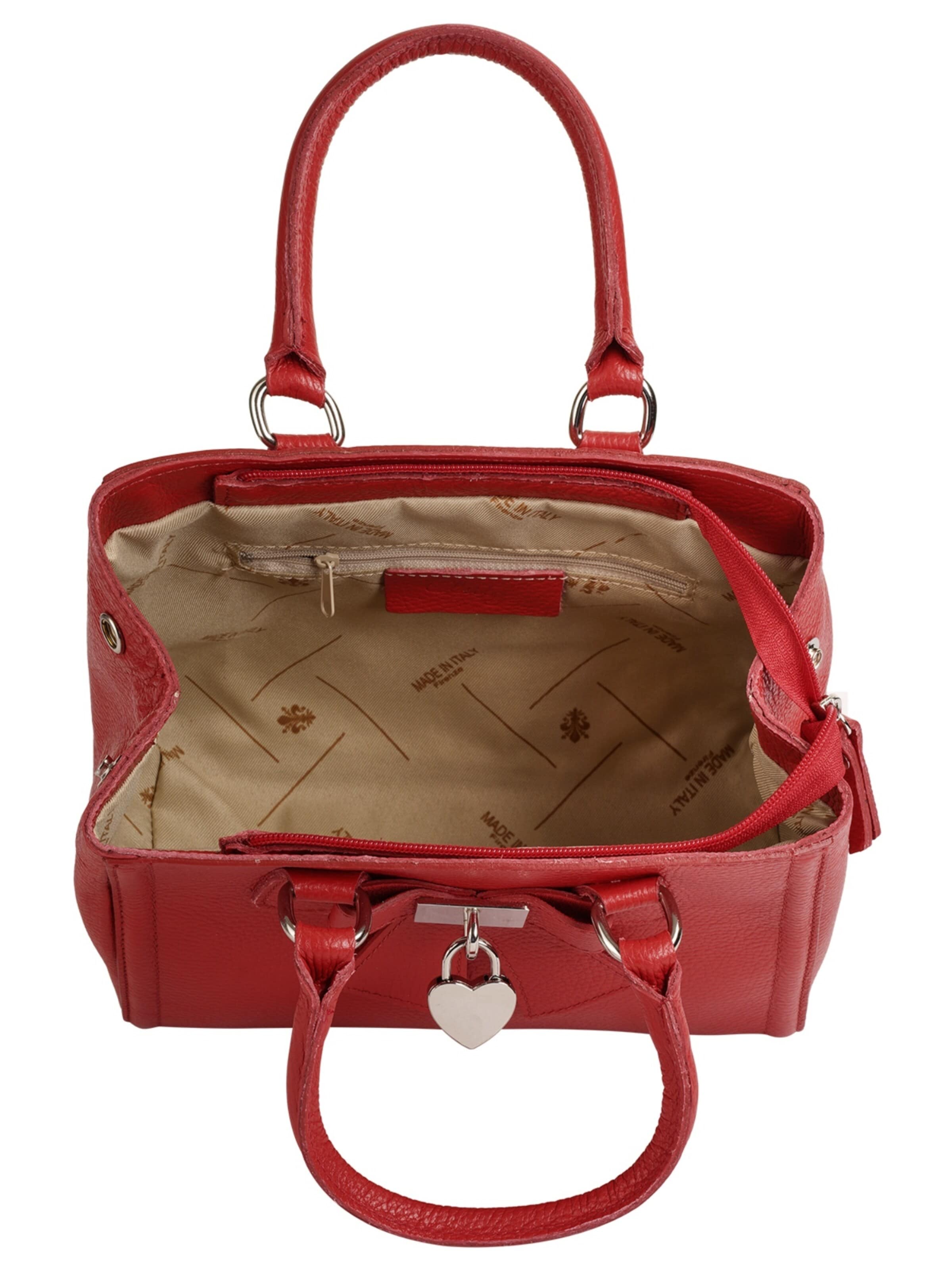 Cluty Handbag 'SOLCUORE' in Red