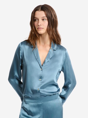 ETAM Slaapshirt 'PEARLY' in Blauw: voorkant
