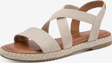 Tamaris Remienkové sandále - Béžová: predná strana