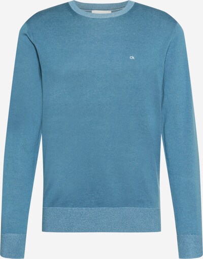 Calvin Klein Pullover in rauchblau / weiß, Produktansicht