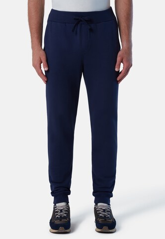 North Sails Regular Workout Pants in Blue: front