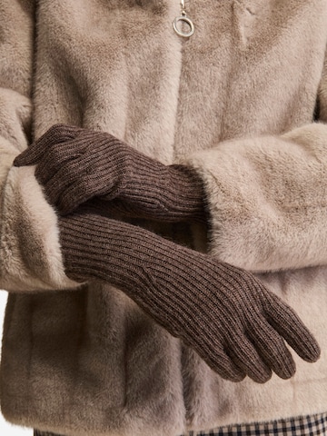 Il Lanificio Vingerhandschoenen in Bruin