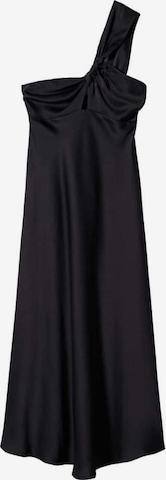 MANGO Večerna obleka 'Leandra' | črna barva: sprednja stran
