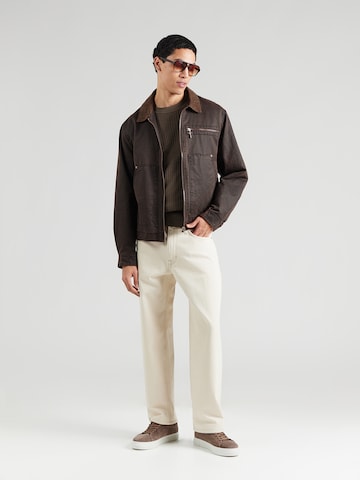 Jack & Jones Premium Svetr 'JPRBLUBARKLEY' – hnědá