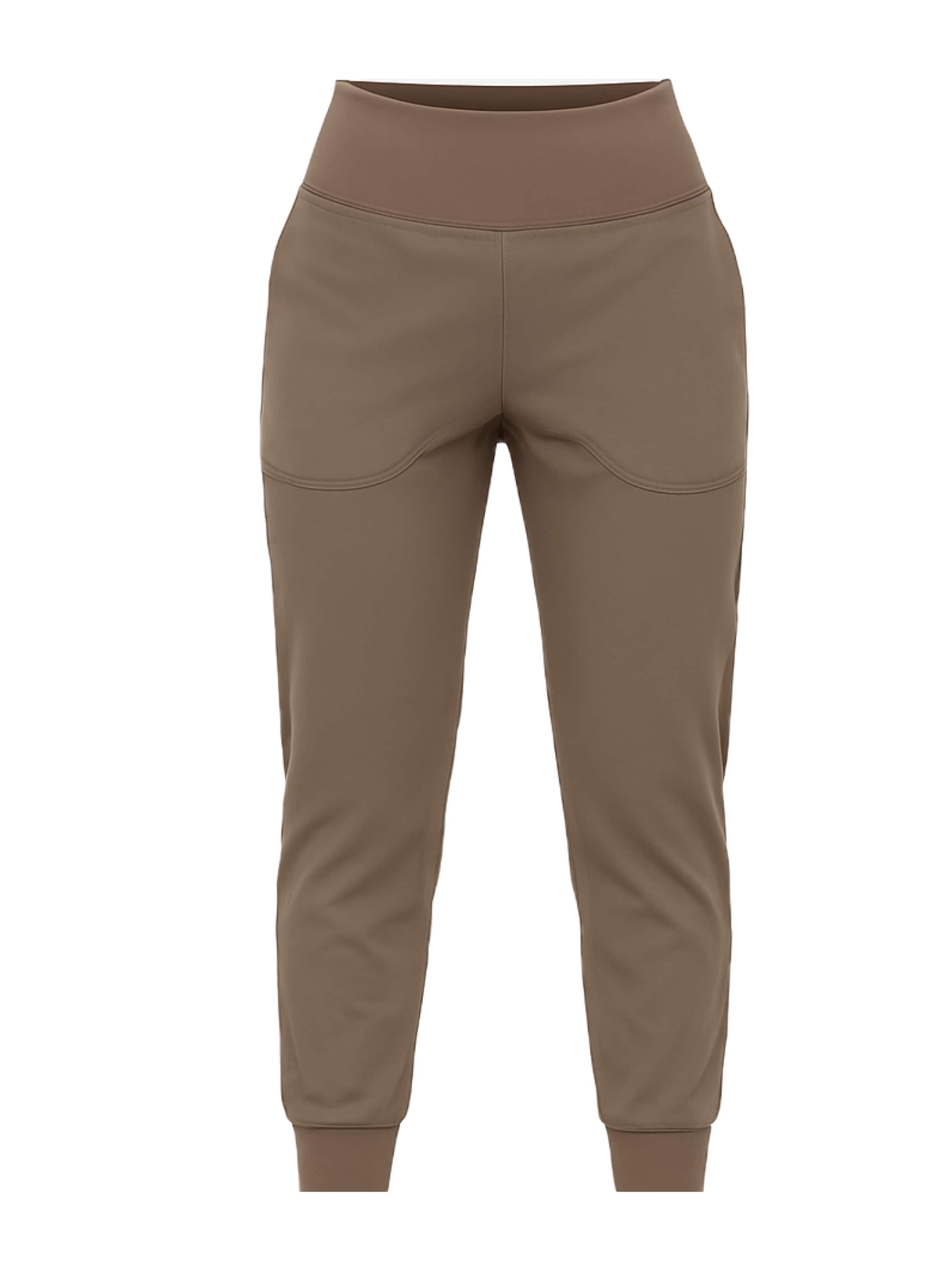 C&City Tapered Trousers in Brown: front